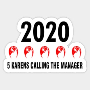 Review 2020 Karen Rating Sticker